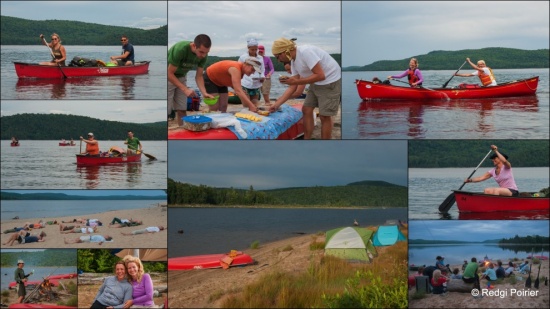 Quelle belle douceur de vivre! Canot-camping réservoir Kiamika 20 au 22 juil. 2012. Montage par Redgi Poirier, photographe.