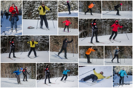 Formation de ski de fond débutant et intermédiaire. Redgi Poirier, photographe.