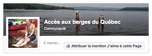 Montage Accès aux berges du Québec.