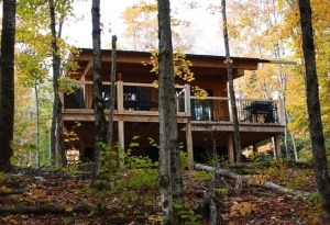 Chalet du grand pic au lac Démélé.