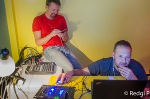 DJ Carhamello en action aux fêtes VVV 2016 à St-Tite-des-Caps.