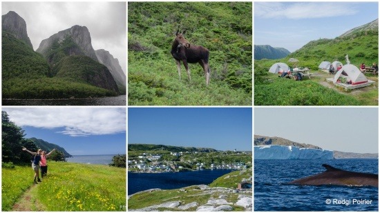 Montage de voyage VVV précédent à Terre-Neuve.